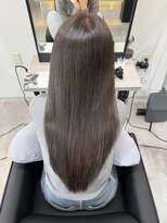 リラステラ(Re.laSTELLA)&nbsp;ロング白髪ぼかしカラーブリーチなしラベンダーグレージュ
