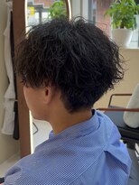 ラ ポルト ドゥ サワ(La Porte de SAWA) 波巻きツイストスパイラル【メンズパーマ/メンズヘア/長野市】