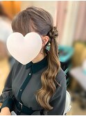 おだんごサイドポニー
