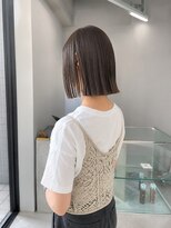 フォト 新宿三丁目(foto) 髪質改善地毛風縮毛矯正くびれレイヤー切りっぱなしボブ