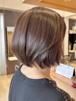 ワイボンドヘアー(Y bond hair)&nbsp;似合わせカット40代50代60代ショートボブくびれレイヤーボブ