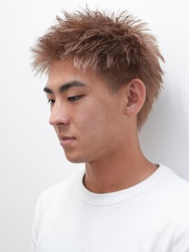 ルックグッドストア タカラヅカ(LOOK GOOD STORE TAKARAZUKA) メンズカットアップバングハイライトスパイキーショート0901