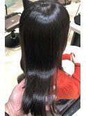 ヘッドスパだけでもこのツヤ髪が叶う