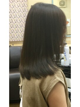 ヘアーメイク ディーエス(hair make D.S.) セミロング　大人っぽいカラー　グレーアッシュ