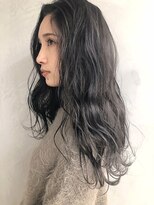 ヌイ 横浜(nui)&nbsp;カーキアッシュ_ブランジュネイビーカラーダブルバング