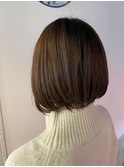 ブルーアッシュ×前下りボブ♪【スタジオアルファプラス日暮里】