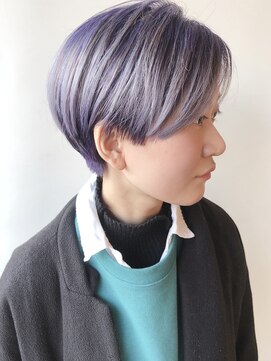 モリオフロムロンドン 原宿本店(morio from London) 【モリオ原宿】マッシュショート七三分け