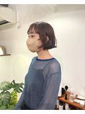 20代30代40代大人かわいい前下がり外ハネボブ