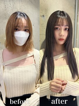 リリー(Lilley) 【lilley 稲永麻衣】エクステ+ロングヘア+天神韓国ヘア