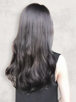アドラーブル 松崎店(adorable) 【艶感★シースルーバング】韓国 髪型 大人可愛いウェーブ巻き髪