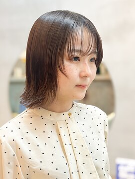ドラマティックヘア(DRAMATIC HAIR) ボブレイヤー×ニュートラルカラー