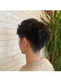 マッシュパーマショートパーマスパイラルパーマボーイッシュ