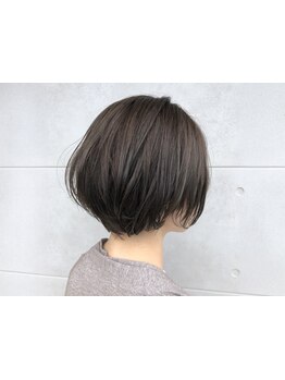 《自宅でもサロンのような仕上がりを再現できるショートボブ》お客様の骨格に合わせたヘアを提案＊［草薙］