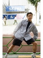 フランクスバーバーリザーブ 人形町店(FRANK’S BARBER RESERVE) メンズナチュラルオールバックY