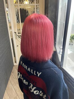 ビューティボックスモンロー(Beauty Box MONROE)の写真/派手髪にしたい方必見◎履歴も加味し、退色しても綺麗なカラーを提案♪♯グラデーション♯インナーカラー