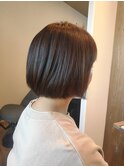 直毛さんのボブスタイル