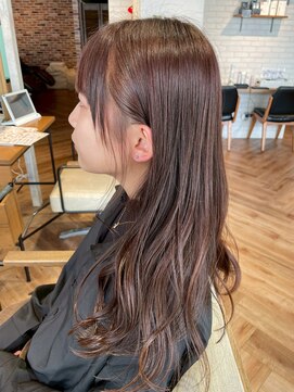 ヘアーショップ エヌアンドエー 越谷店(hair shop N&A) やわらか揺れ感で惹きつける　フェミニンロング/エアウェーブ