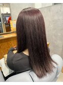 深みワインレッド♪艶髪カラーチェンジ