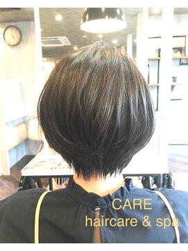 ケア(CARE) 【CARE】ナチュラル×ショートボブ