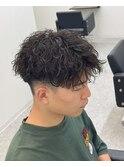 ショートマッシュツイストスパイラルパーマ