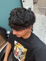 アウラヘアーサロン(aura hair salon)&nbsp;メンズ×波巻きパーマ