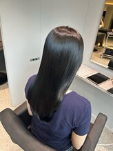 モク 神楽坂(mok) ブルーブラック♪♪髪質改善！