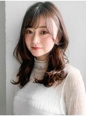 薄めバングフェイスフレーミング似合わせカット#304f1005