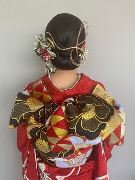 シクネ 新潟駅 万代(SHICUNE) 【新潟/万代】成人式ヘア　シニョンヘア