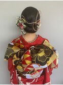 【新潟/万代】成人式ヘア シニョンヘア