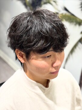 ヨシザワインク バンダイ(YOSHIZAWA Inc. BANDAI) ニュアンスパーマ/無造作/メンズショート/シャドウパーマ