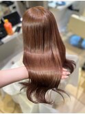 大人可愛いピンクベージュカラー