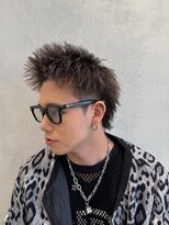 ルースト 西院店(ROOST)&nbsp;MEN’S HAIR/ツイストスパイラル/ホワイトハイライト/西院/眉毛