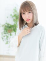 プリモア サロン ハナレ 綾瀬(primoA salon HANARE)&nbsp;綾瀬/髪質改善/全頭ブリーチ☆ホワイトグレージュ☆ストレートl