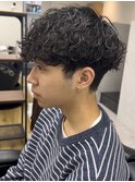 MEN’S HAIR/波巻ツイストスパイラル/フェザーパーマ/錦糸町