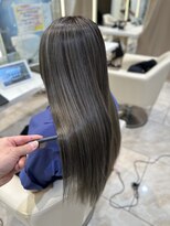 ケンジ 平塚 アネッタ(KENJE annetta)&nbsp;艶髪ストレート　髪質改善カラー　髪質改善トリートメント
