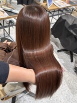シーク 八王子(CHIC) ブリーチなしダブルカラー オレンジブラウン【八王子】