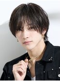 メンズシースルーラウンドマッシュウルフ