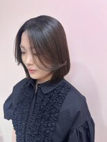 ルーム シンサイバシ(room shinsaibashi)&nbsp;育てる艶髪カラー＋韓国ボブカット＋うる艶TR　Sakura