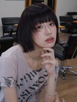 ピープス 逗子 葉山(PEEPS) 切りっぱなし×顔まわりレイヤーボブ