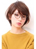 【西宮初♪ボブ専門店】ナチュラルマッシュ/  グラボブ/透け感