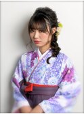 【高田馬場/aoba】2019年卒業式 袴着付け アレンジ