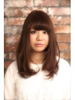 エルクバイコットン(elk by Cotton)&nbsp;【elk by cotton平塚】ミディ/セミロング/ピンクメッシュ