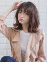 ロンドプランタン 恵比寿(Lond Printemps) 【Lond佐野】厚みバング小顔セミディデザインカラーローライト