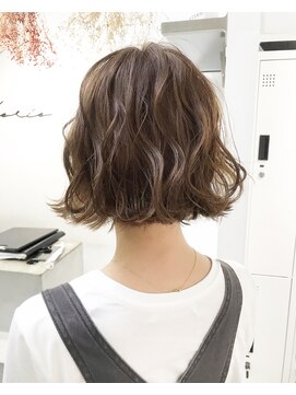 シェリ ヘアデザイン(CHERIE hair design) シークレットハイライト オリーブベージュ◎