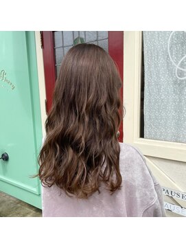 キングスベリー(Hair Relaxation King's Berry) ハイライトカラー×ゆるふわレイヤーロング