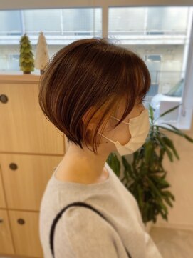 アドラーブル 女池店(adorable) 20代30代40代★スタイリング簡単♪小顔見せ☆丸みショート
