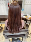 美髪ピンクブラウン