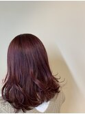 ボブルフ/艶ボルドー/こなれハイトーン/プレミアムカラー[横浜]