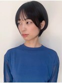 大人かわいいナチュラルショート