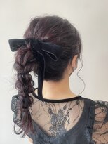 ジェイエルビー(JLB)&nbsp;【JLB.moe】編みポニーアレンジ